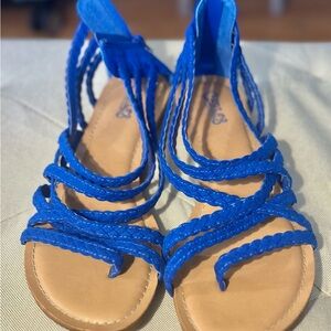 Carlos by Carlos Santana ‘Amara’ Blue Strappy Sandals Size 8